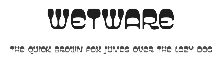 Wetware by Disaster Fonts — Decorative Font
