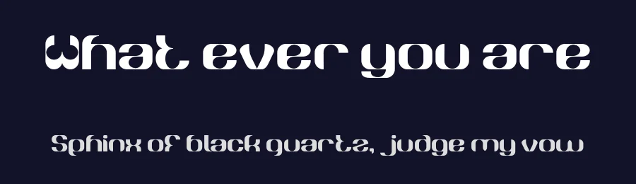 What ever you are by weknow — Decorative Font — thumbnail 2