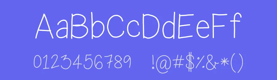 What...fish died? by Sabrina Schleiger — Script Handwritten Font — thumbnail 3