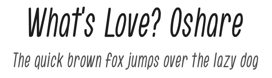 What's Love? Oshare
