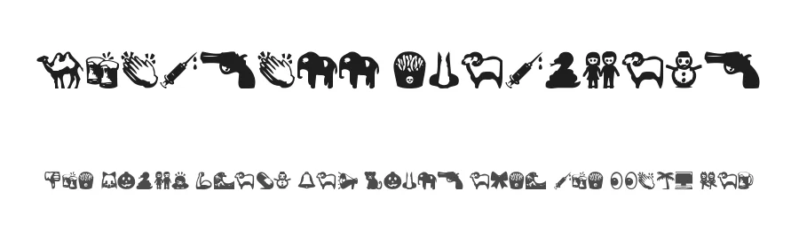 Whatsapp emoticons by Woodcutter — Dingbats Font