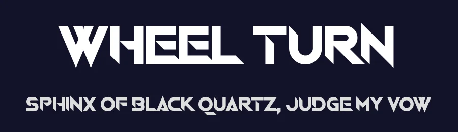 Wheel Turn by Chequered Ink — Display Font — thumbnail 2
