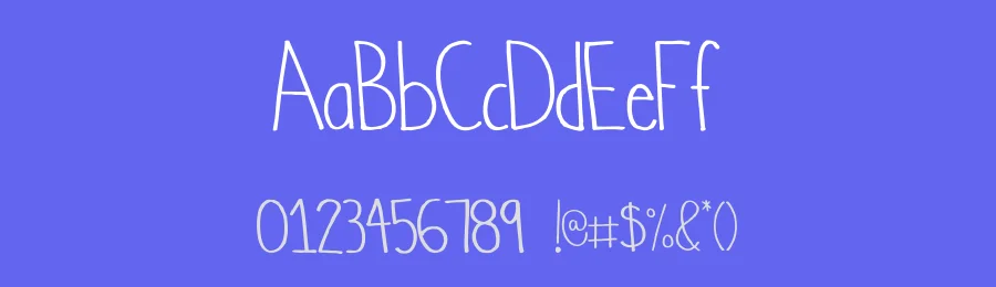 When I was 10 by Jusebox — Script Handwritten Font — thumbnail 3