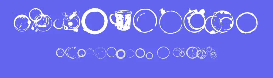 Where Is My Coffee Cup by Juha Korhonen — Dingbats Font — thumbnail 3