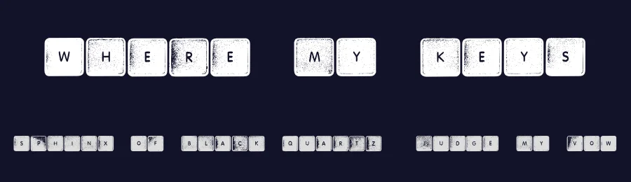 Where My Keys by Skyhaven Fonts — Decorative Font — thumbnail 2