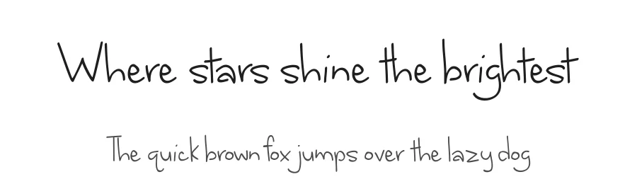 Where stars shine the brightest