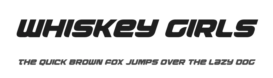 Whiskey Girls by Iconian Fonts — Display Font