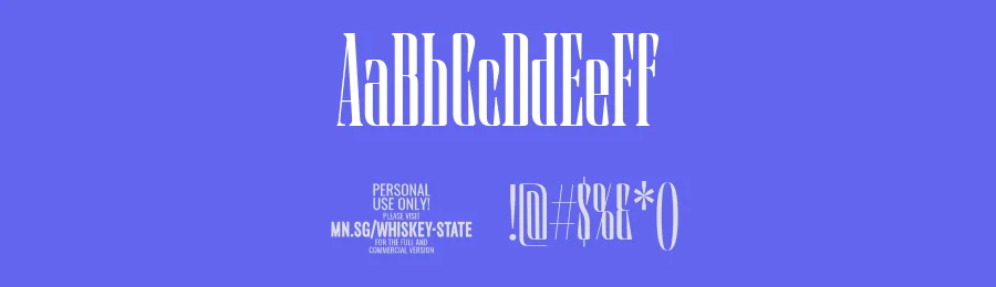 Whiskey State by Måns Grebäck — Decorative Font — thumbnail 3