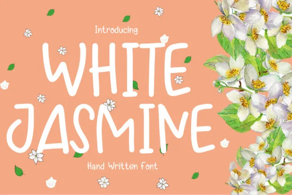 White Jasmine Font by boogaletter — Script Handwritten Font