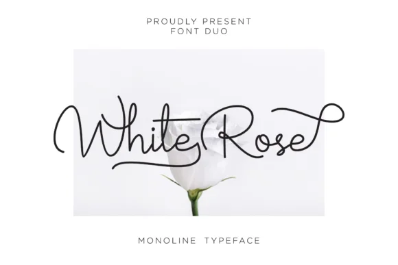 White Rose Font by Skillyas Studio — Script Handwritten Font