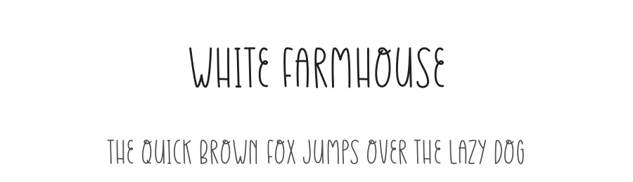 White Farmhouse