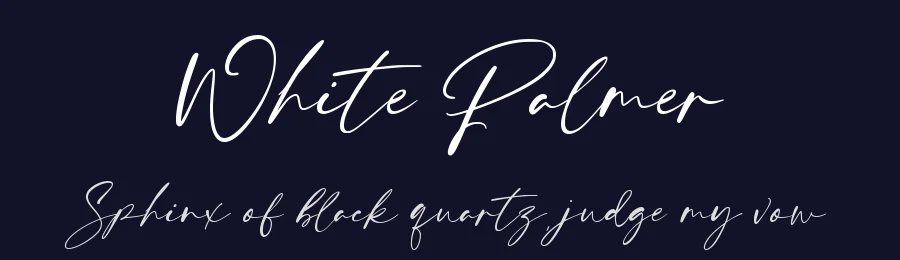 White Palmer by Creavibes Design — Script Handwritten Font — thumbnail 2