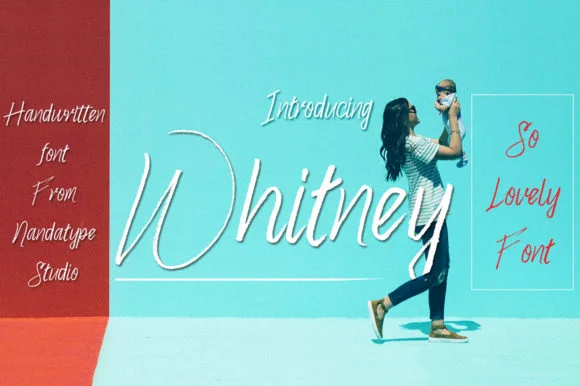 Whitney Font by Nandatype β Script Handwritten Font