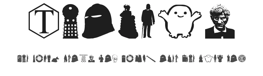 Whovian by Iconian Fonts — Dingbats Font