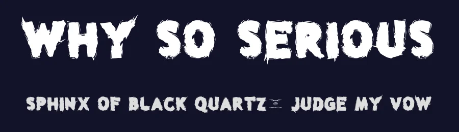 Why so serious by Fontmonger — Decorative Font — thumbnail 2