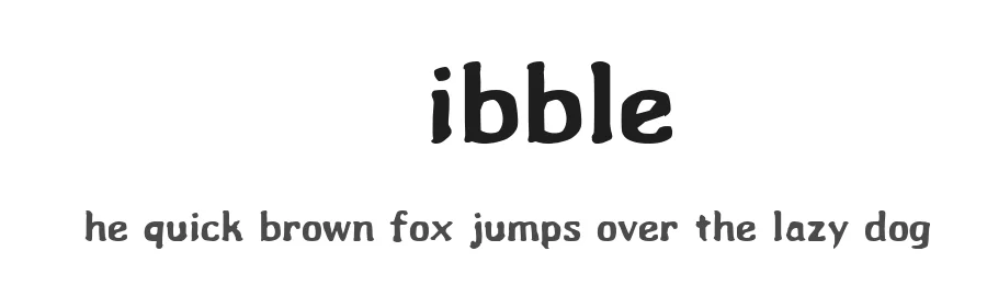 Wibble by Typearound — Decorative Font