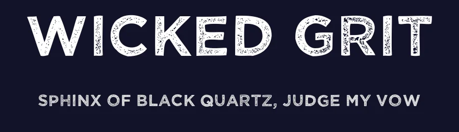 Wicked Grit by AJ Paglia — Decorative Font — thumbnail 2