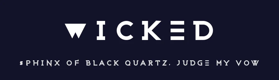 Wicked by Emile, Byeongsu Kim — Decorative Font — thumbnail 2