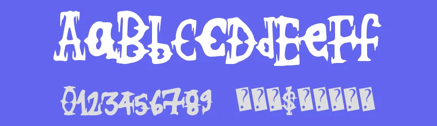 Wicked Cockney by Xerographer Fonts — Decorative Font — thumbnail 3