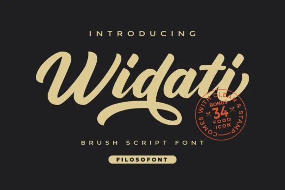 Widati Font by Mbonster Design Studio β Script Handwritten Font