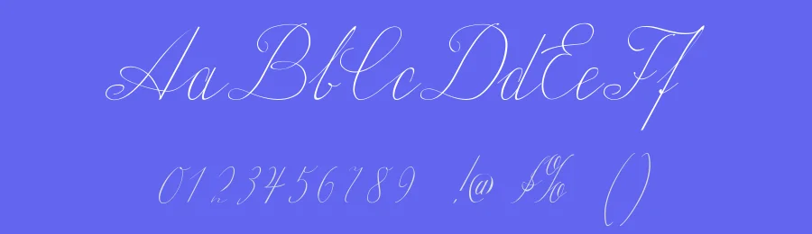 Wiegel Latein by Peter Wiegel — Script Handwritten Font — thumbnail 3