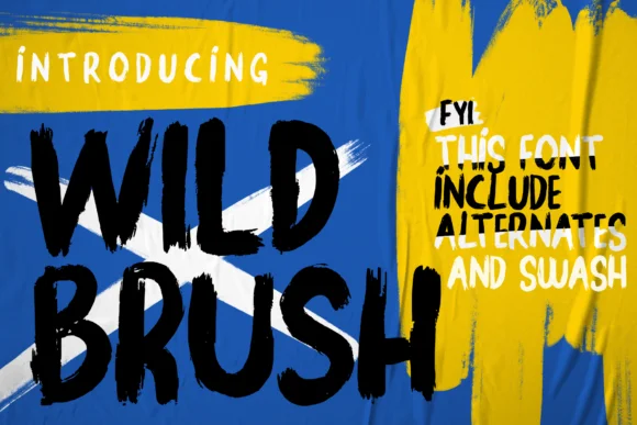 Wild Brush Font by 24Design Studios — Script Handwritten Font