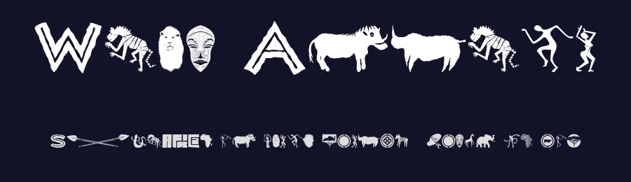 Wild Africa by Dirt2.com - SickCapital — Decorative Font — thumbnail 2
