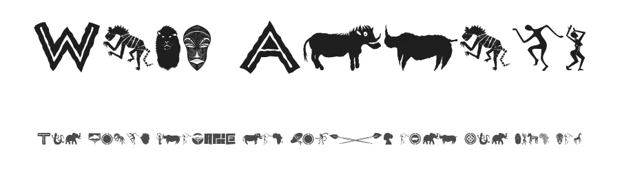 Wild Africa by Dirt2.com - SickCapital — Decorative Font