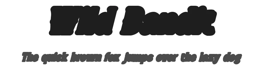 Wild Bandit