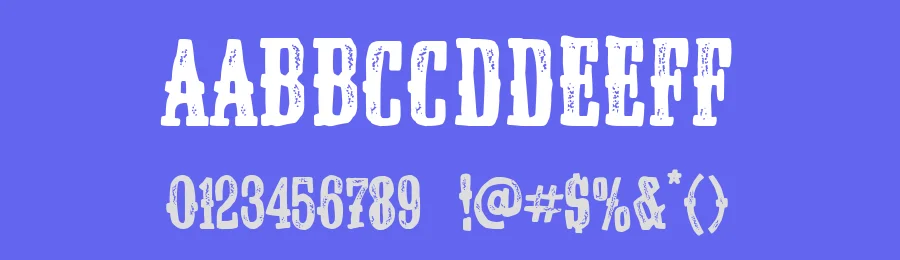 Wild United State by Woodcutter — Decorative Font — thumbnail 3