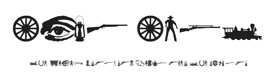 Wild West by Glyphcraft — Dingbats Font