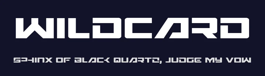 Wildcard by Iconian Fonts — Display Font — thumbnail 2