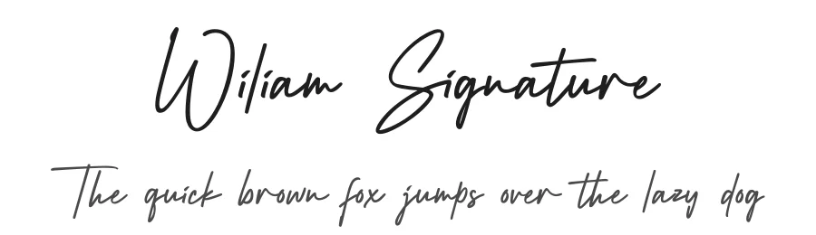 Wiliam Signature