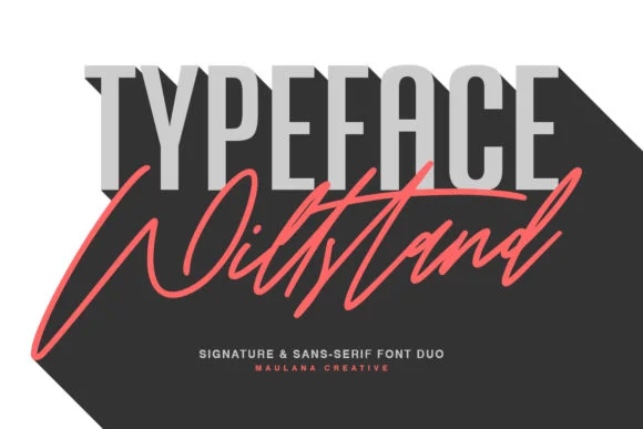 Willstand Duo Font by Maulana Creative — Script Handwritten Font