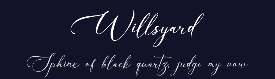 Willsyard by Denustudios — Script Handwritten Font — thumbnail 2
