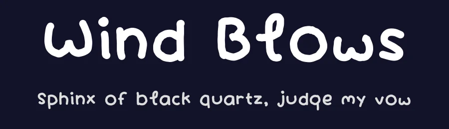 Wind Blows by Kiky  Dwi Agustina — Script Handwritten Font — thumbnail 2