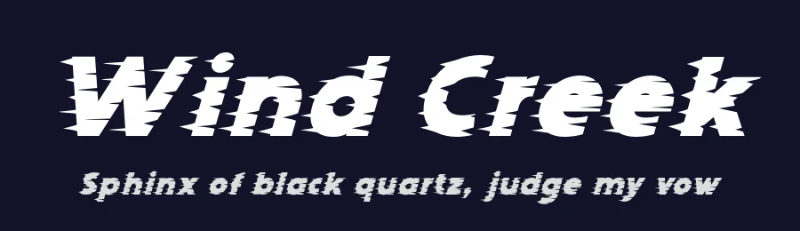 Wind Creek by 177Studio — Decorative Font — thumbnail 2