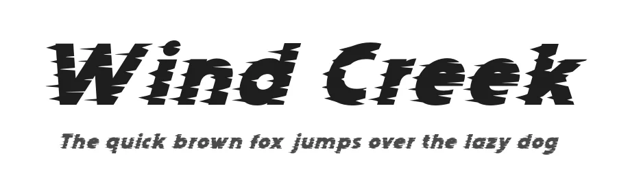 Wind Creek by 177Studio — Decorative Font