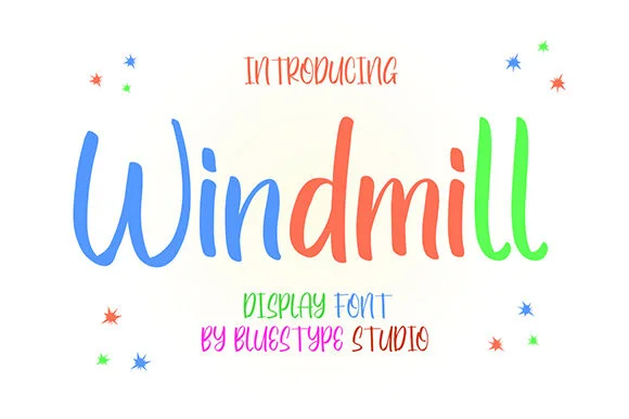Windmill Font by Bluestype Studio by Bluestype Studio — Script Handwritten Font