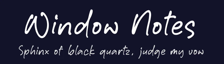 Window Notes by Perspectype Studio - Letterena.com — Script Handwritten Font — thumbnail 2