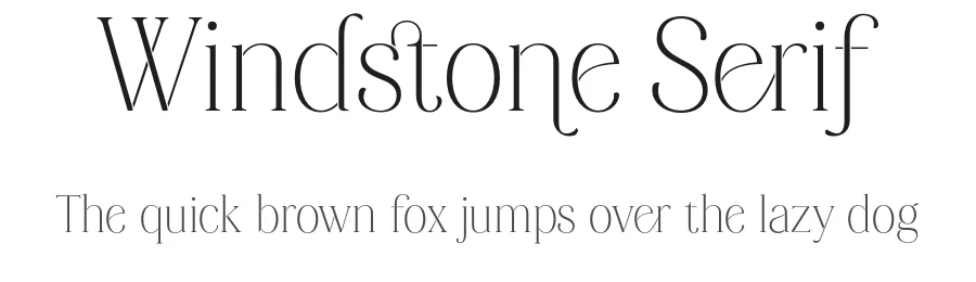 Windstone Serif