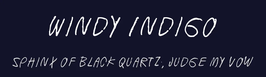 Windy Indigo by Juha Korhonen — Script Handwritten Font — thumbnail 2