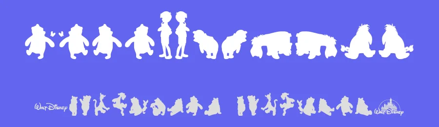 Winnie Silhouettes by Iconian Fonts — Dingbats Font — thumbnail 3