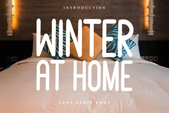 Winter at Home Font by K_IN Studio — Script Handwritten Font
