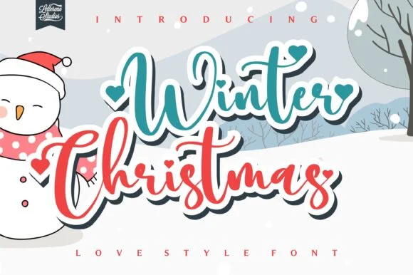 Winter Christmas Font by Letterena Studios — Script Handwritten Font