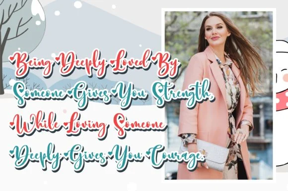 Winter Christmas Font by Letterena Studios — Script Handwritten Font — thumbnail 9
