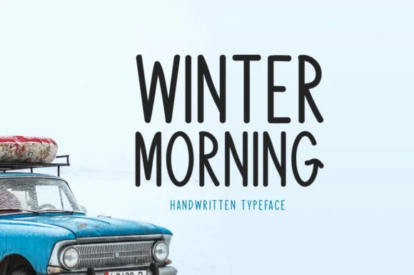 Winter Morning Font by Shattered Notion — Script Handwritten Font