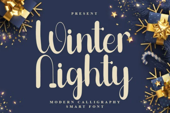 Winter Nighty Font by FreshTypeINK — Script Handwritten Font
