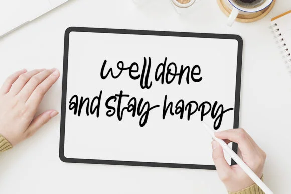 Winter Rainbow Font by FL Space — Script Handwritten Font — thumbnail 5