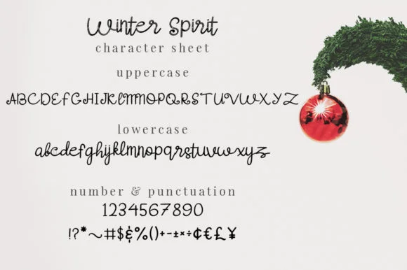 Winter Spirit Font by attypestudio — Script Handwritten Font — thumbnail 4
